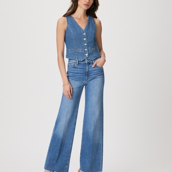 PAIGE Anessa 31" Wide Leg Jean - Picture 5 of 8